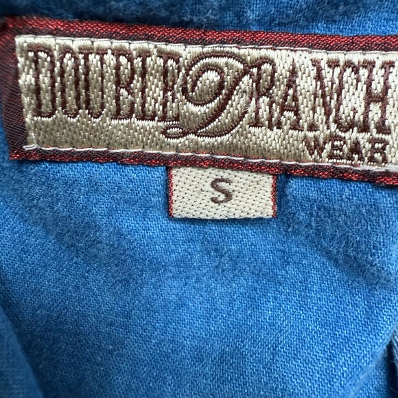 DOUBLE D RANCH VTG Denim Maci Button-Down Dress size S - Picture 16 of 16